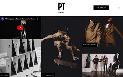 Ufficio marketing per i pantaloni PT Torino - Pubblicità