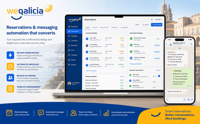 WeGalicia Tours LLC — Plataforma de gestión inteligente para tours - Marketing