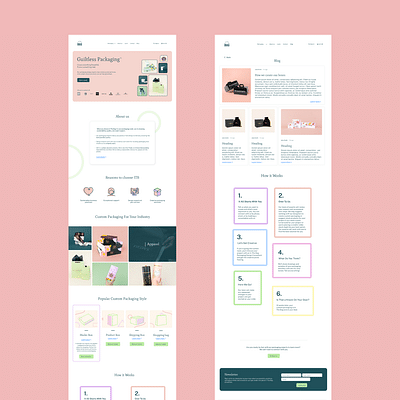 UI/UX Design for In the bag - Branding & Positioning