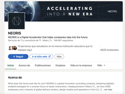 Neoris - Comunicación y redes sociales - Social Media