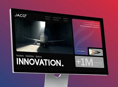 Website Design for Aerospace Industry Leader - Création de site internet