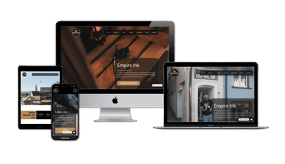 Empire Ink Tattoo - Tattoostudio-Kette - Webseitengestaltung