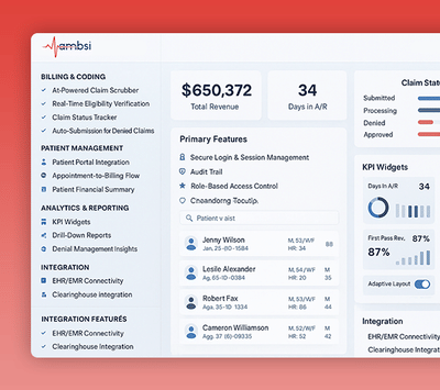 HIPAA Compliant Medical Billing Solution - Desarrollo de Software