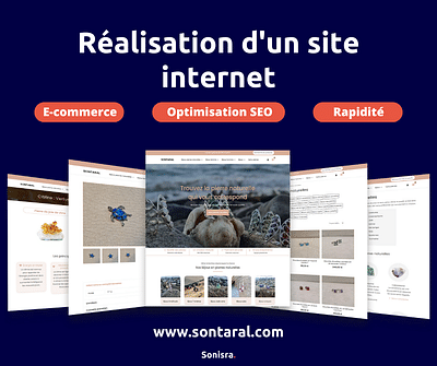 Sontaral - Site e-commerce - Référencement naturel