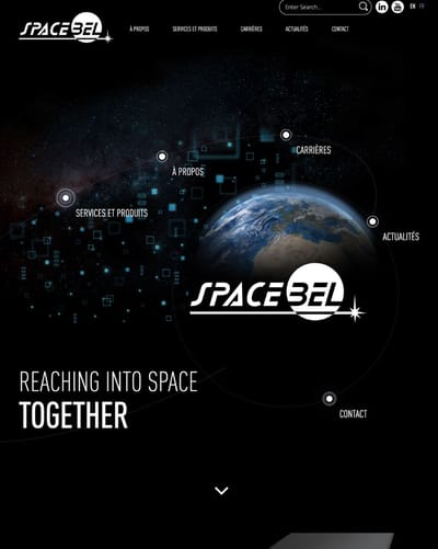 Spacebel - Création de site internet