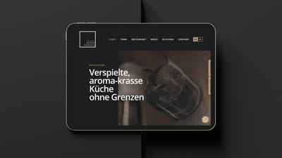 Guter Geschmack ist kein Zufall - Webanwendung
