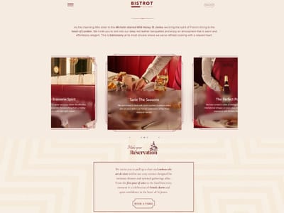 Bistrot by Wild Honey | Contenido SEO orientado a IA - Intelligence Artificielle