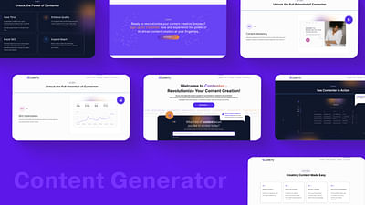 Web App Design & Development: Content Generator - Web Application
