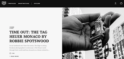 TAG Heuer - Website Creation