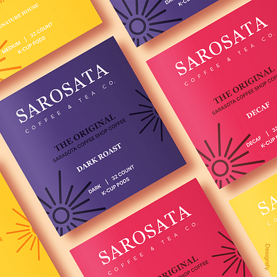 Product Packaging of Sarosata Coffee and Tea Co. - Packaging