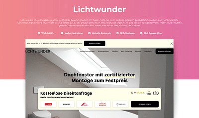 Webdesign & Content - Lichtwunder - Content-Strategie