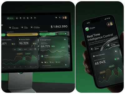 Modern Fintech App | Finance Dashboard | Cryon - Web Application
