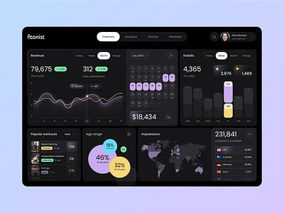 Fitonist - a fitness mobile app - Mobile App