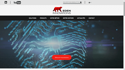 Site web + Extranet Eden Innovations - Innovazione