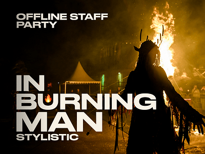 Offline event for Ariel Metal. Burning man party - Evénementiel