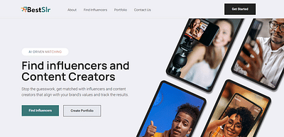 Bestslr - Matching Brands With Influencers - Website Creation