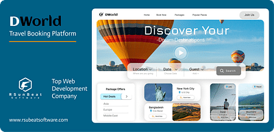 Travel Booking Platform - Website Creation