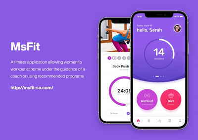 MsFit - Ergonomie (UX/UI)