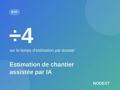 Application d'estimation de chantier assistée par IA (BTP) - Intelligence Artificielle