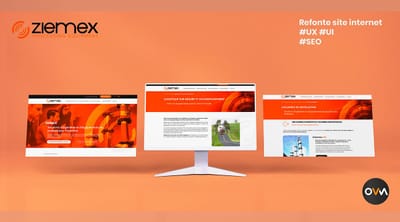 Refonte complète du site web Ziemex - Leader en équipements de process - Marketing