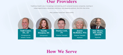Better Care Chiropractic & Physical Therapy - Website Creation