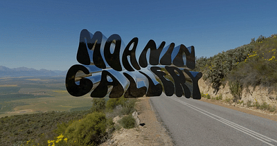 3D Redesign of Logo: Moanin Gallery - Design & graphisme