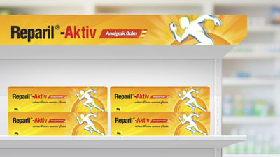 Reparil Aktiv Packaging - Markenbildung & Positionierung