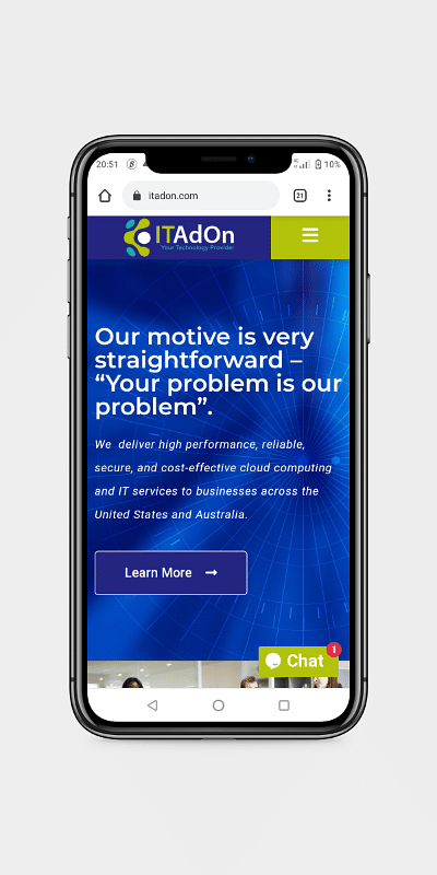 Website creation for ITAdON - Branding & Positioning