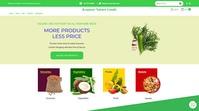 UK based Grocery Shop - E-commerce