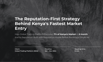 The Reputation-First Strategy Behind Kenya's Fastest Market Entry - Market Research