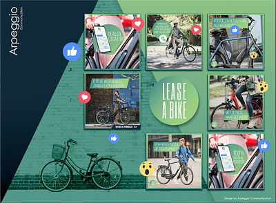 LEASE A BIKE - Social Media Activation, New Brand - Estrategia digital