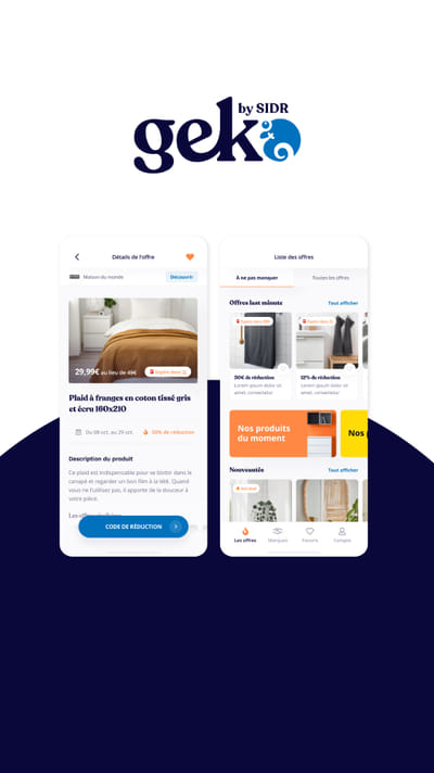 App iOS Android, Site internet, Marketing - Geko - Estrategia digital