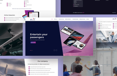 Site vitrine | Services aux compagnies aériennes - SEO