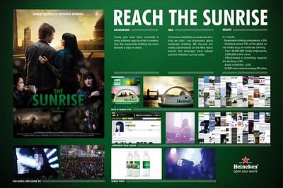 REACH THE SUNRISE - Publicidad