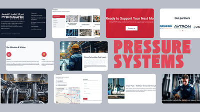 Pressure Systems Trading Company Website Redesign - Website Creation