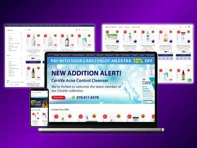 Beautymart.lk – Shopify Redesign, eCommerce Optimization & SEO - Creación de Sitios Web