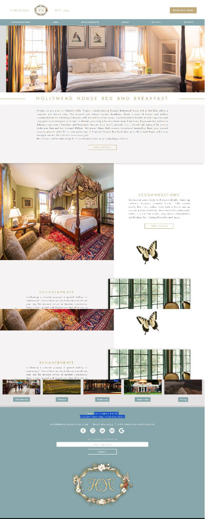 Hollymead House Business Branding - Création de site internet