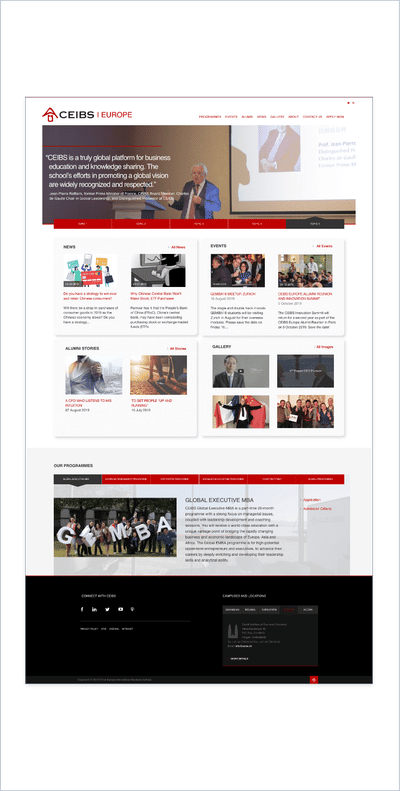 CEIBS - Création de site internet