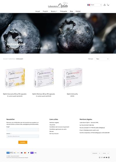 E-commerce compléments alimentaires - Stratégie digitale