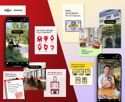 IWG / Spaces & Regus: Social Branding für lokale Workspaces - Online Advertising