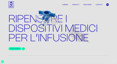 MV S.r.l. — Rebranding & posizionamento digitale nel medicale - Markenbildung & Positionierung