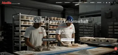 Website-Relaunch für die Bäckerei Schollin - Webseitengestaltung