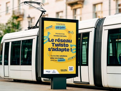 Campagne Twisto Réseau adapté - Design & graphisme