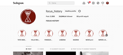 Gestione pagina e creazione post (Ig) - Réseaux sociaux