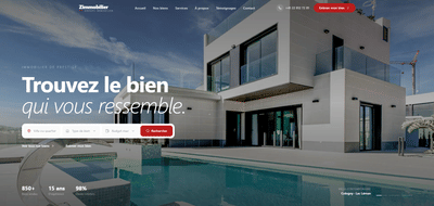 Z-immobilier - Création de site internet
