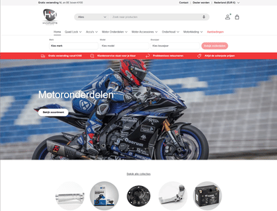Custom Webshop - Website Creatie