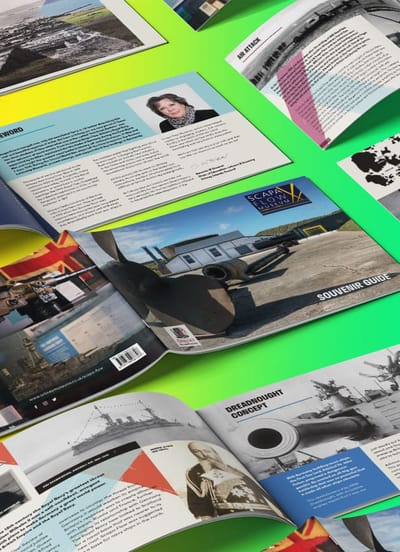 Scapa Flow Museum Guidebooks - Graphic Design