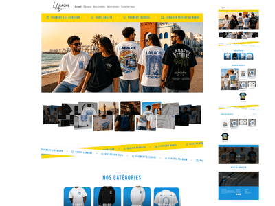 Création d’une plateforme e-commerce complète pour Larache Brand - Webseitengestaltung
