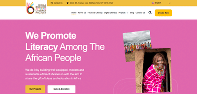 Bisila Bokoko – Web Design & Development for an NGO - Creación de Sitios Web