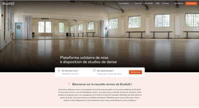 StudioD - Application web